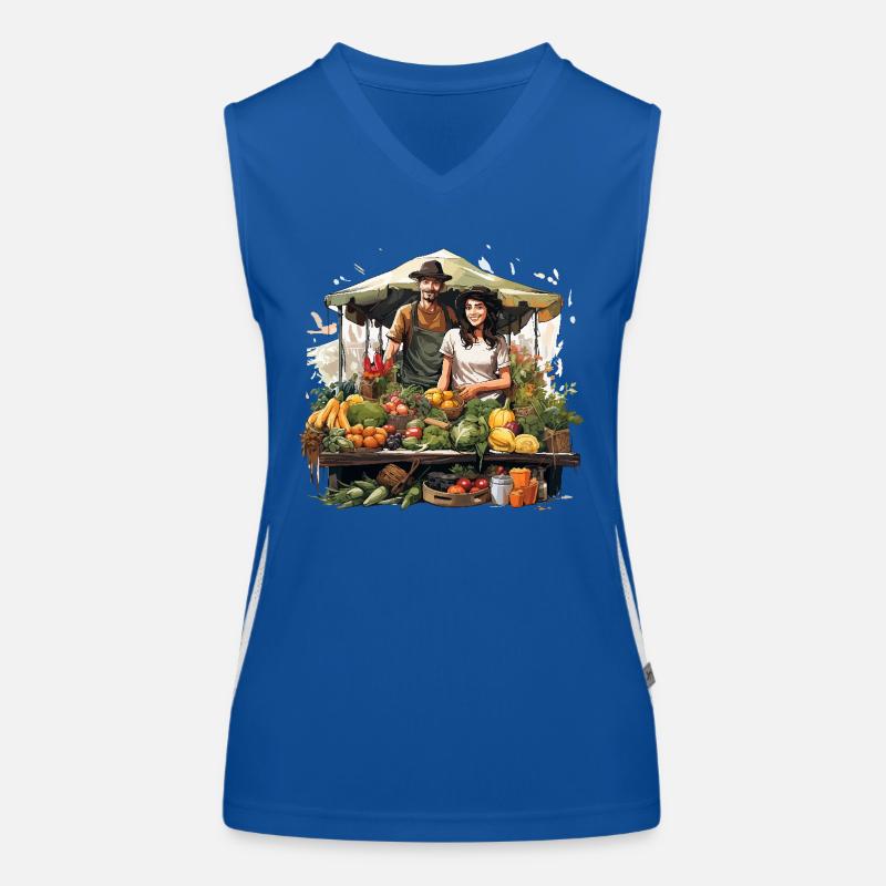 Market Mosaic Women's Functional Contrast Tank Top