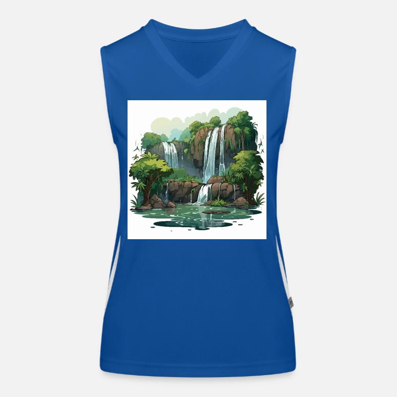 Waterfall Wander Women's Functional Contrast Tank Top