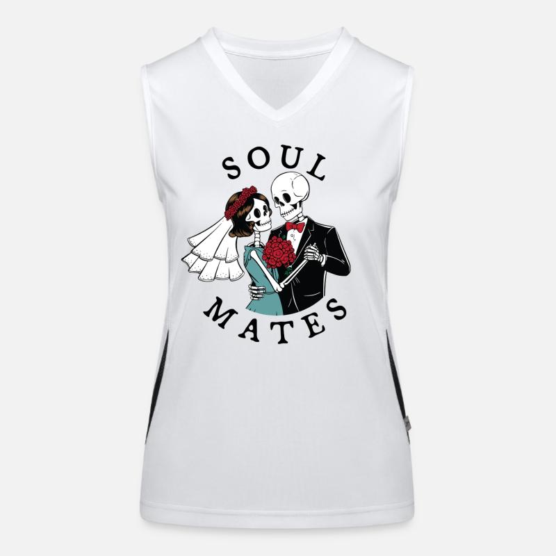 Seelenfreunde Funktionelles Kontrast-Tank Top für Frauen