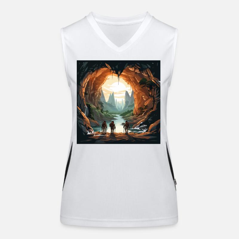 Les explorateurs de grottes Débardeur respirant contrasté Femme