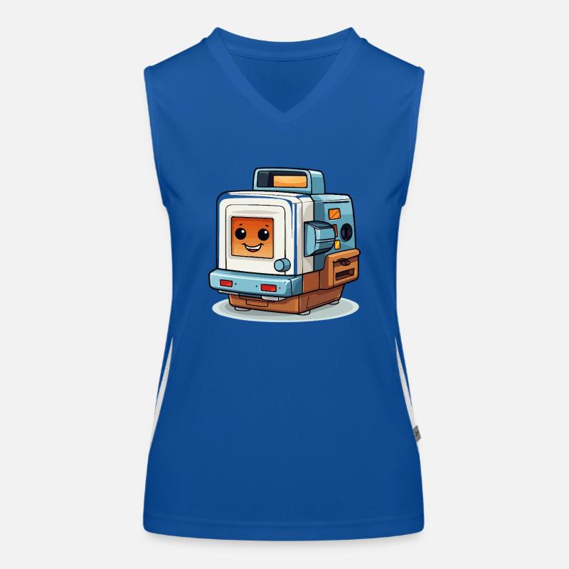 Flashback instantáneo Camiseta funcional de tirantes en contraste para mujer