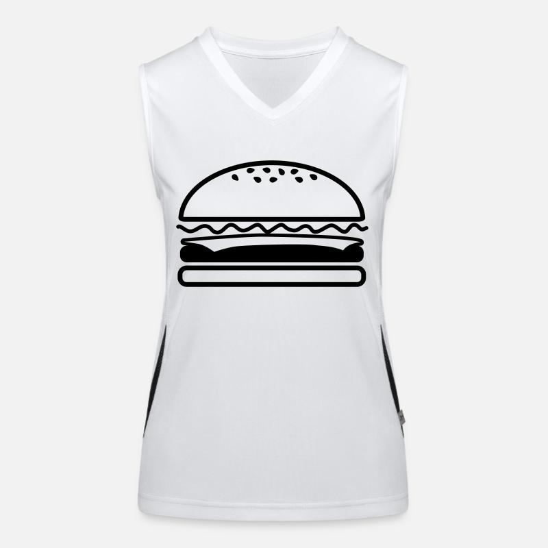 Buger Funktionelles Kontrast-Tank Top für Frauen