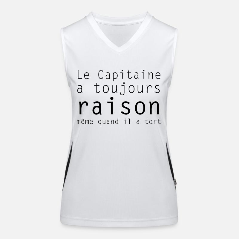 le capitaine Débardeur respirant contrasté Femme