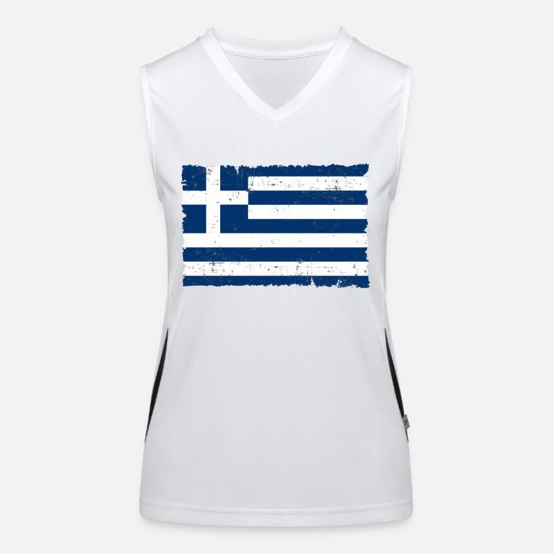 Grèce Débardeur respirant contrasté Femme