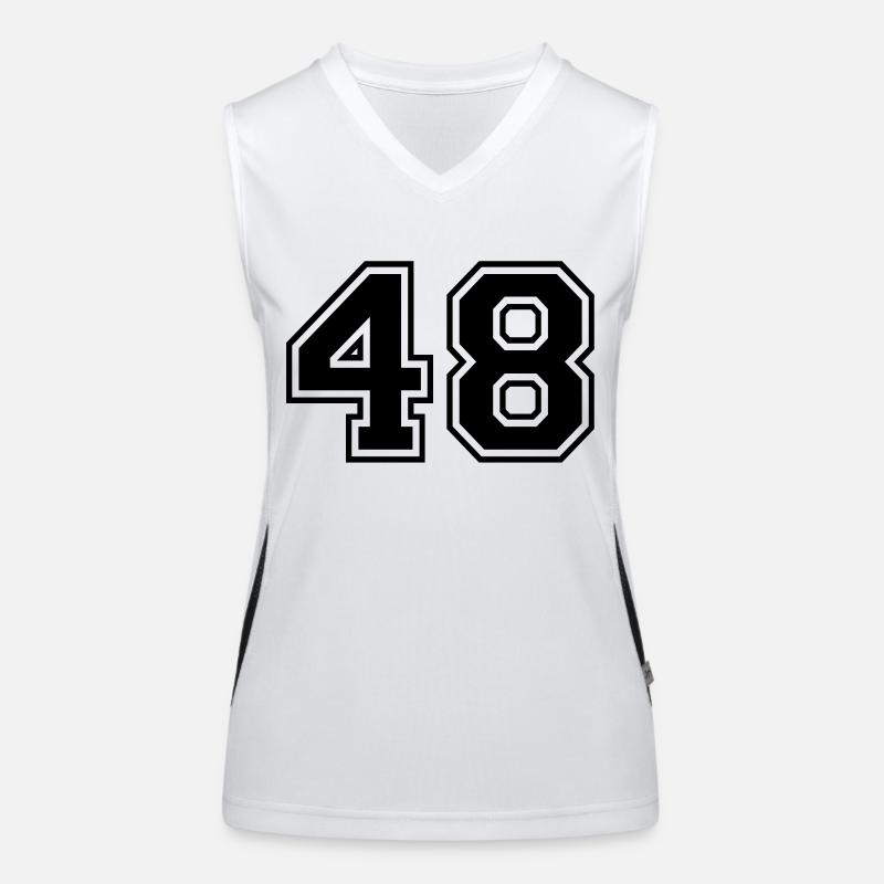 48 Funktionelles Kontrast-Tank Top für Frauen