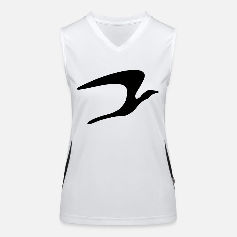 bird_vec_1fr Débardeur respirant contrasté Femme