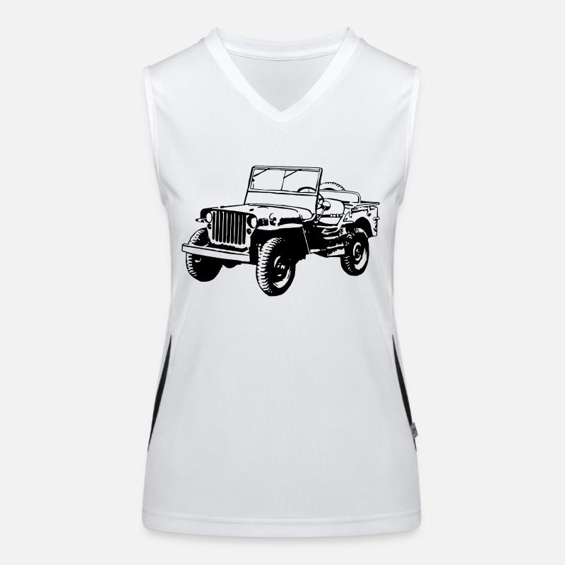 Jeep Funktionelles Kontrast-Tank Top für Frauen