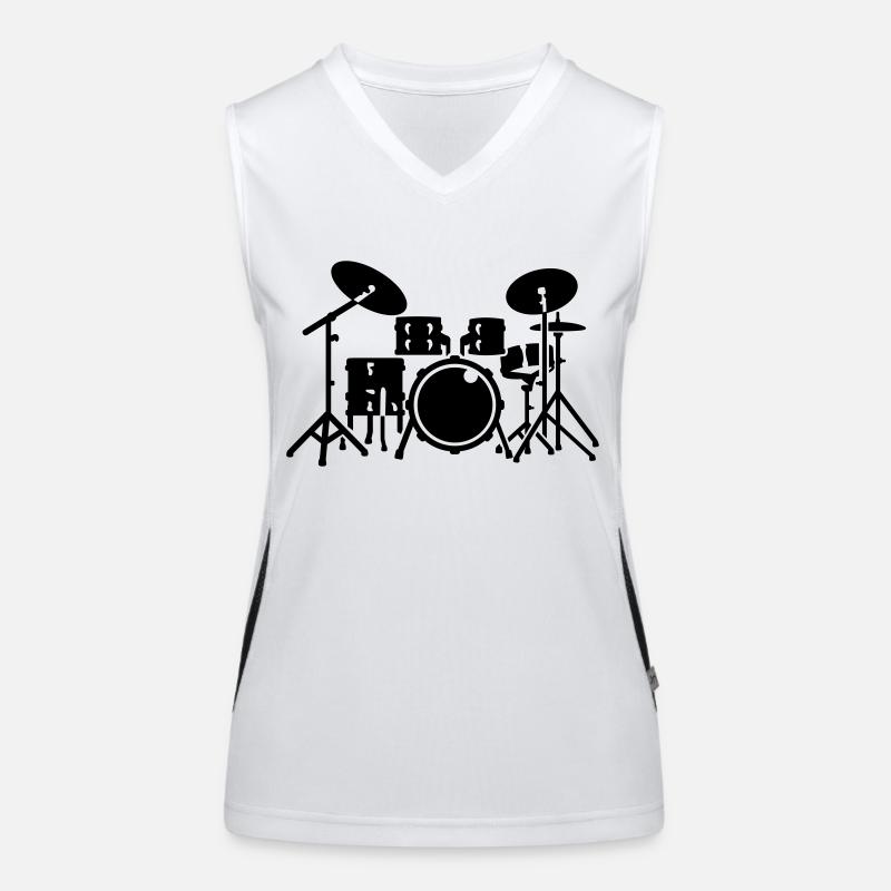 Drums Women's Functional Contrast Tank Top