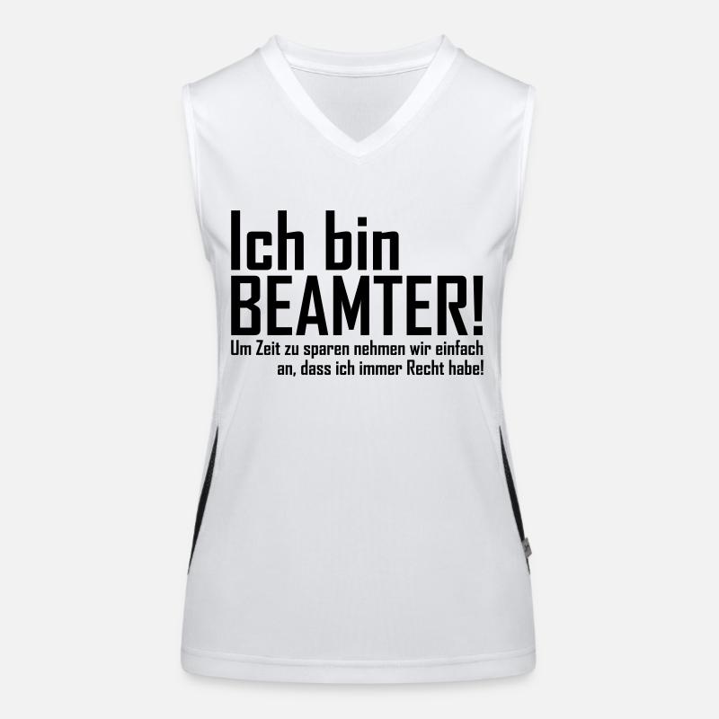 beamter Funktionelles Kontrast-Tank Top für Frauen