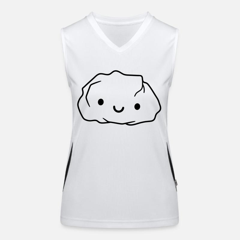 pebble rocks Women's Functional Contrast Tank Top