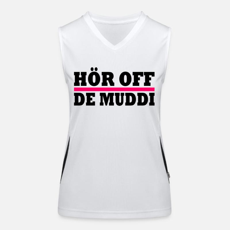 Écoutez maman Débardeur respirant contrasté Femme