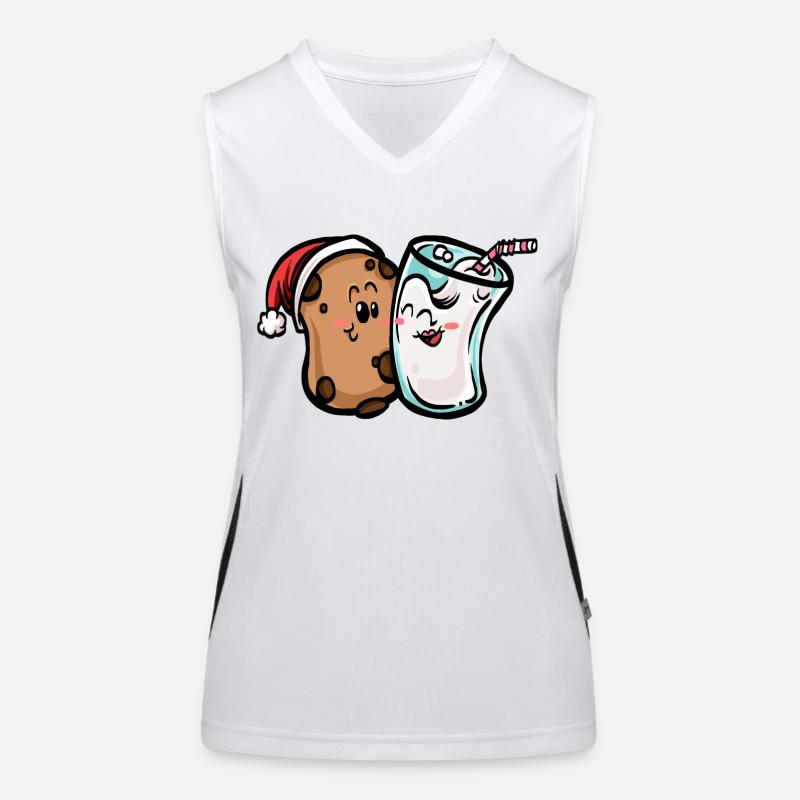 Biscuits et lait Débardeur respirant contrasté Femme