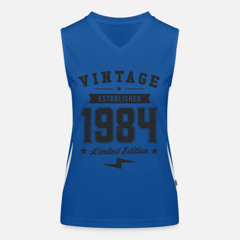 Millésime 1984 Débardeur respirant contrasté Femme