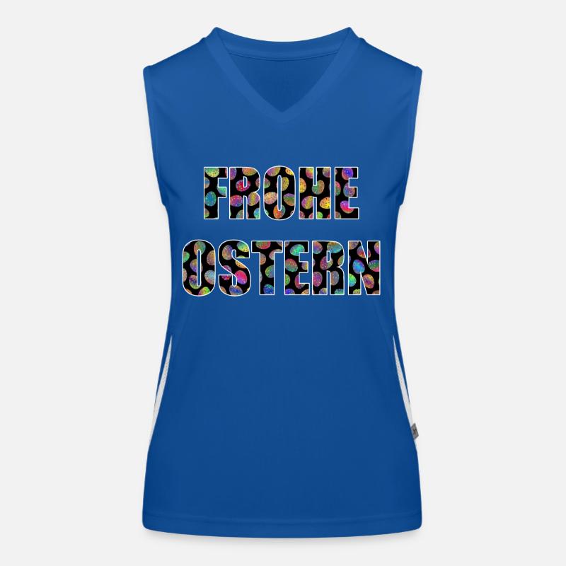 FROHE OSTERN Funktionelles Kontrast-Tank Top für Frauen