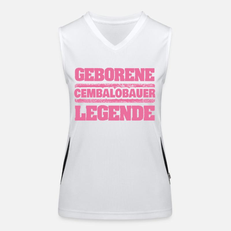 Occupation: Harpsichord maker Women's Functional Contrast Tank Top