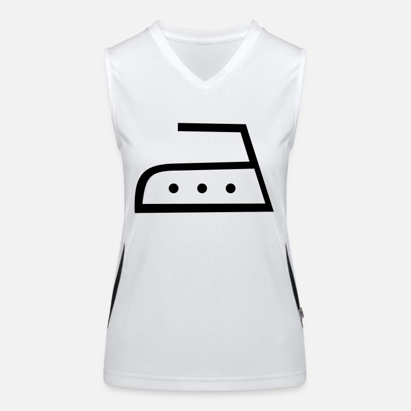 cwash, iron, washing machine Women's Functional Contrast Tank Top