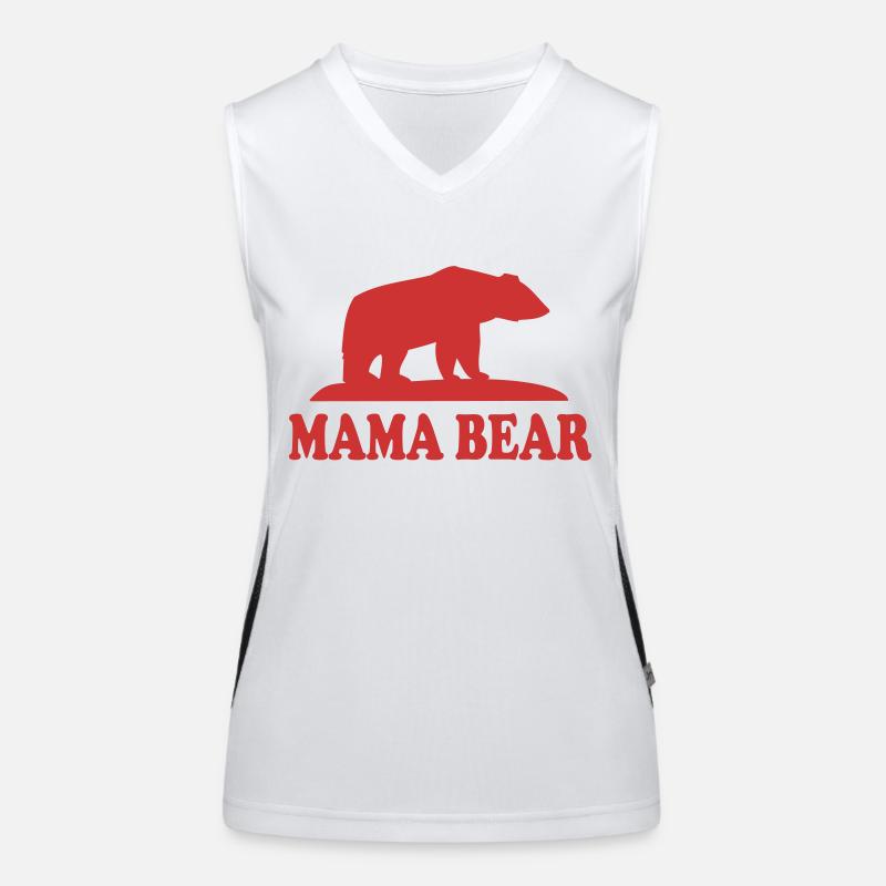 MAMA BEAR Funktionelles Kontrast-Tank Top für Frauen