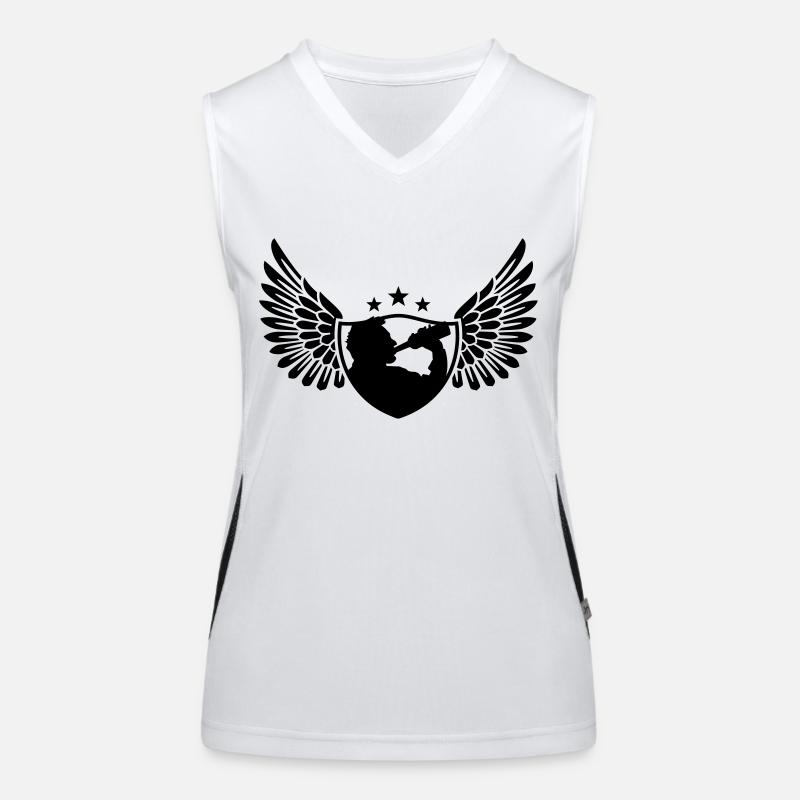bachelor bachelorette Funktionelles Kontrast-Tank Top für Frauen