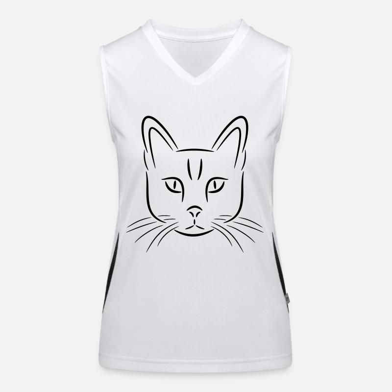 chat Débardeur respirant contrasté Femme