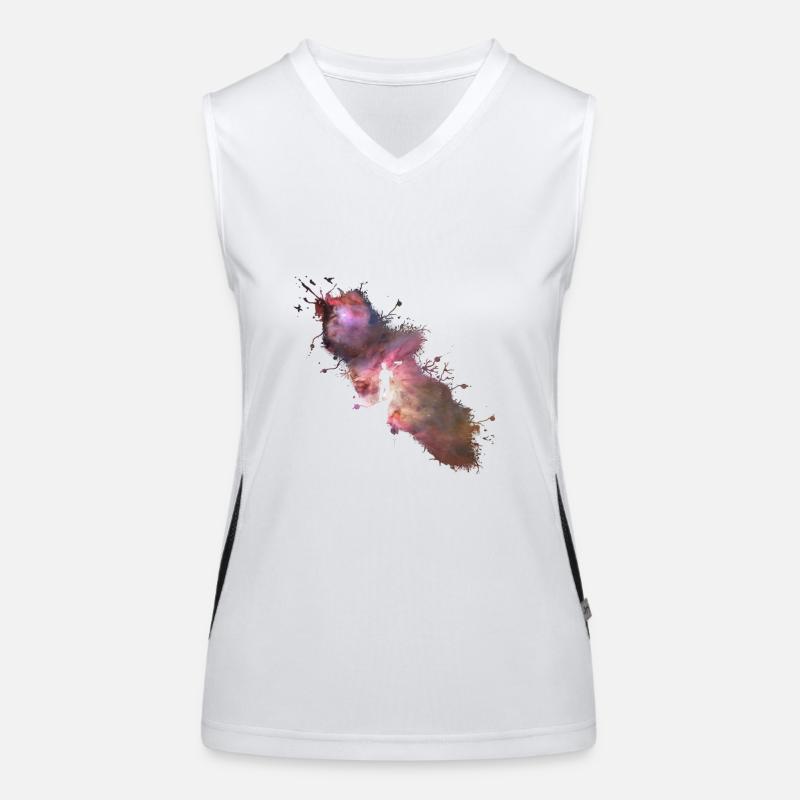 Starry universe painter Supernova Stars 01 Women's Functional Contrast Tank Top