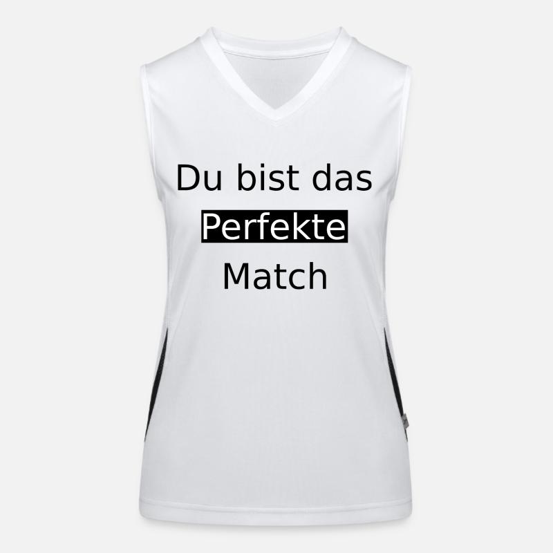 Perfekte Match Funktionelles Kontrast-Tank Top für Frauen