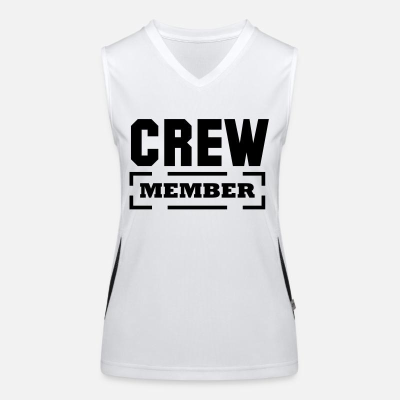 crew member Débardeur respirant contrasté Femme