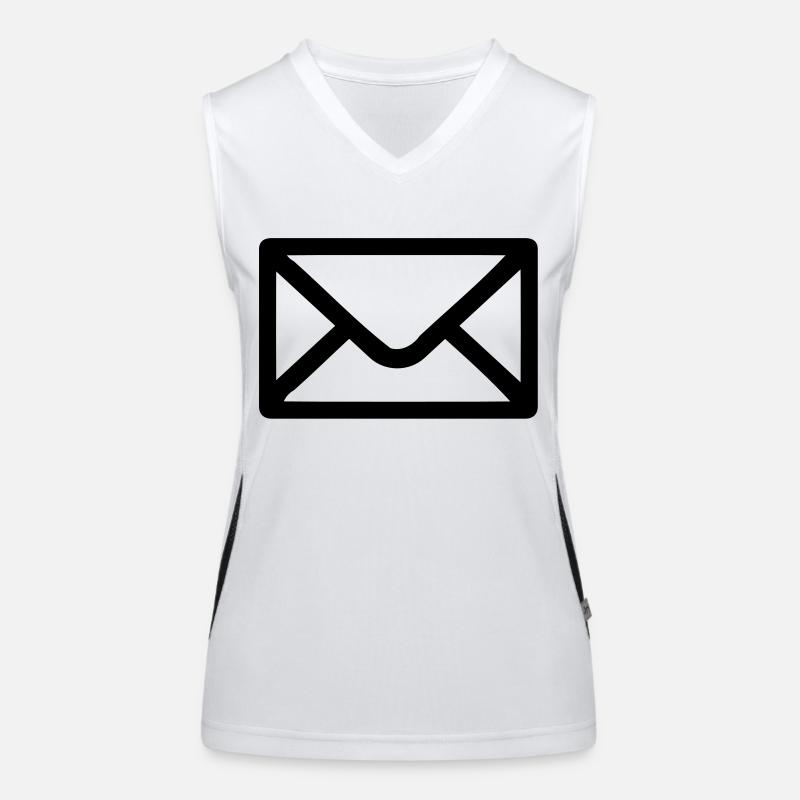 Brief Umschlag Funktionelles Kontrast-Tank Top für Frauen