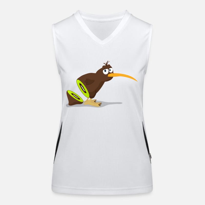 Kiwi bird Women's Functional Contrast Tank Top