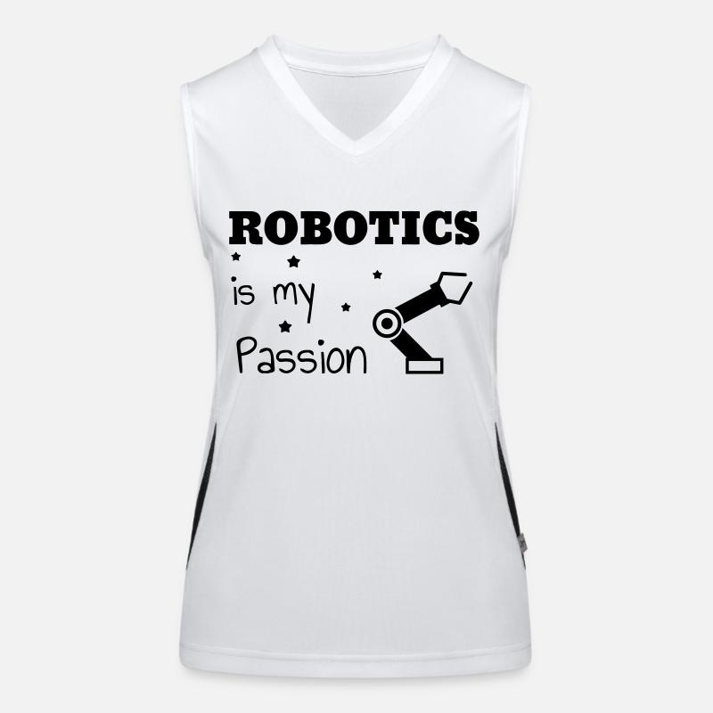 robotique / robot / roboticien / technologie Débardeur respirant contrasté Femme