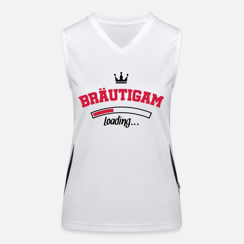 braeutigam loading krone Funktionelles Kontrast-Tank Top für Frauen