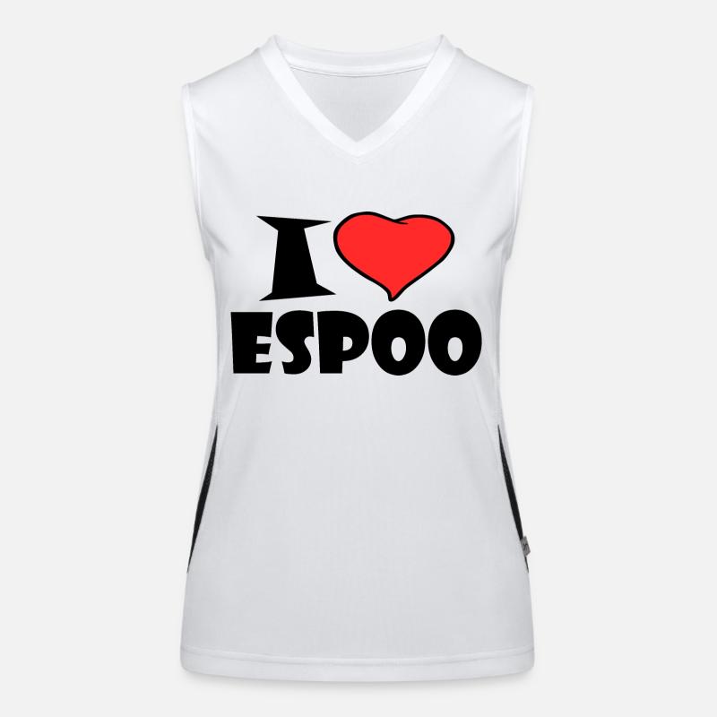 Espoo Débardeur respirant contrasté Femme