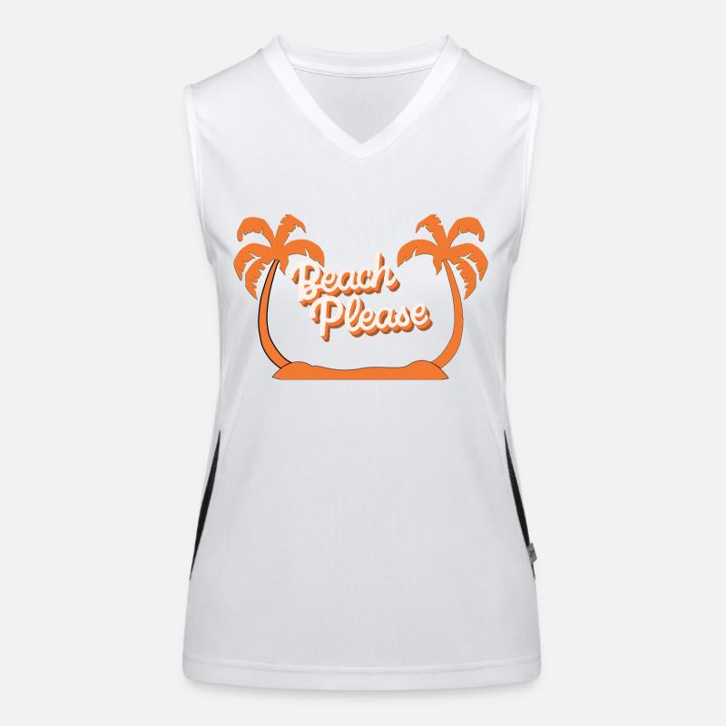 Plage S’il vous plaît Débardeur respirant contrasté Femme