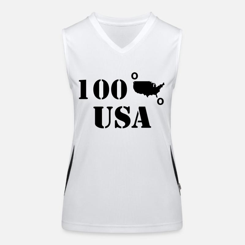 États-Unis Débardeur respirant contrasté Femme