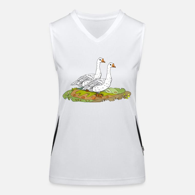 Geese Women's Functional Contrast Tank Top