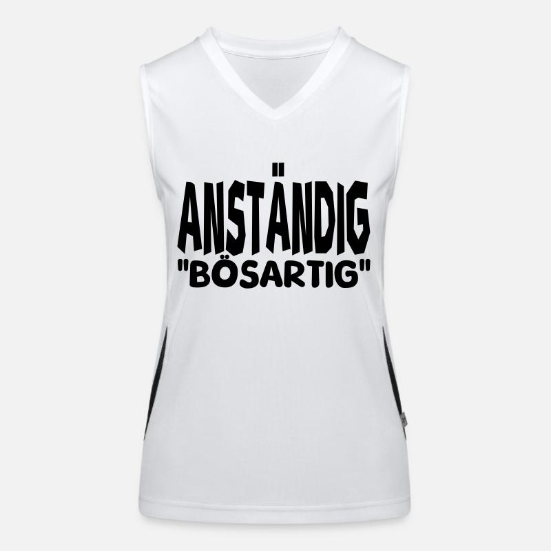 anders anständig Funktionelles Kontrast-Tank Top für Frauen