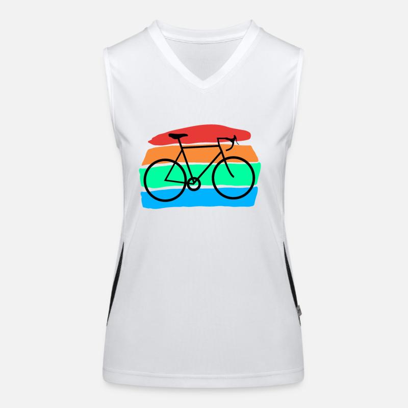 Bicyclette Débardeur respirant contrasté Femme