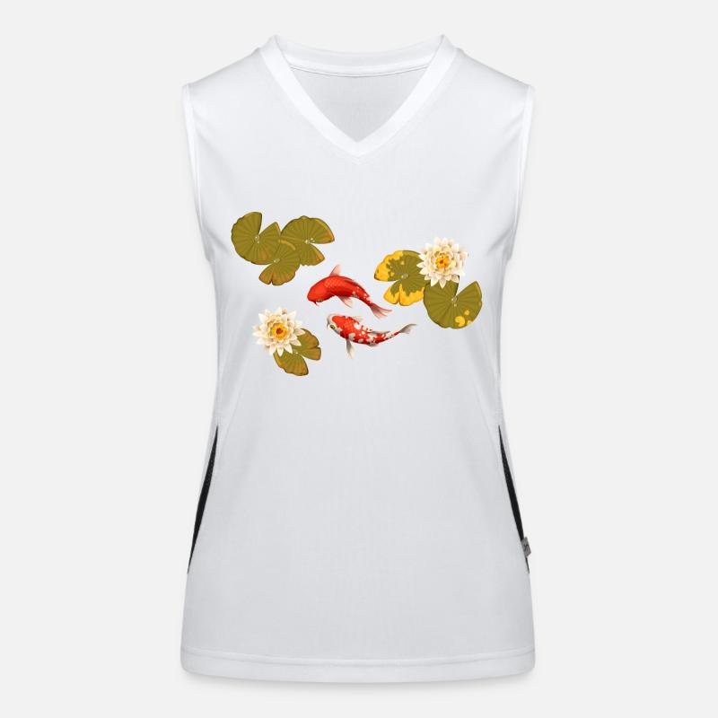 Meerestiere Funktionelles Kontrast-Tank Top für Frauen