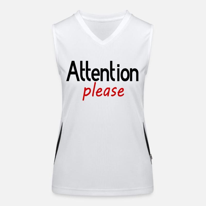 Attention please Women's Functional Contrast Tank Top