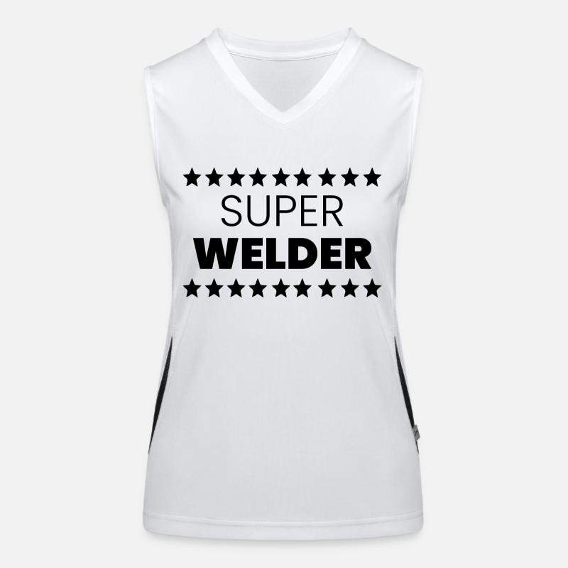 Craftsman Handyman Craft Tool Construction Site Women's Functional Contrast Tank Top