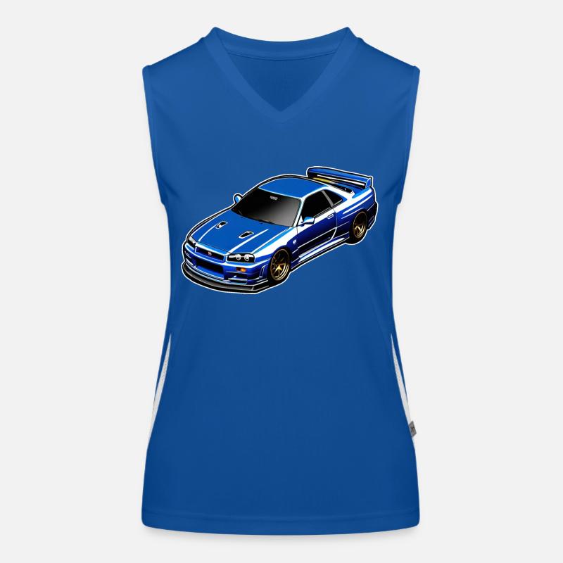 Jdm / Tuning / Turbocharger / Rims / Chiptuning Women's Functional Contrast Tank Top