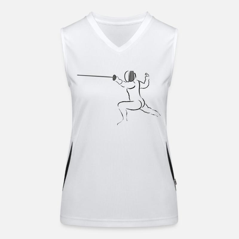 Fencing Women's Functional Contrast Tank Top
