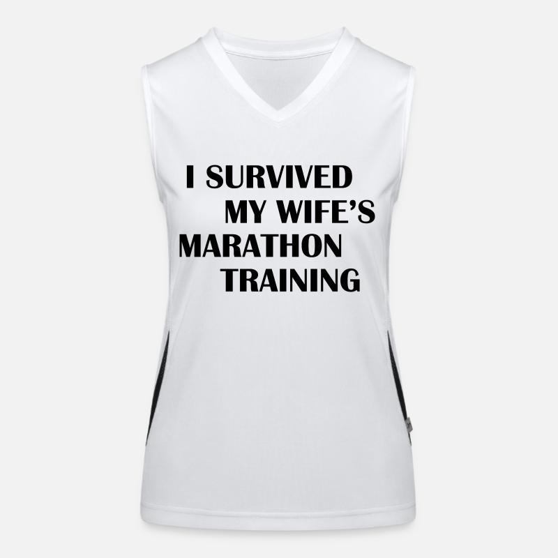 Marathon Course Jogging Débardeur respirant contrasté Femme