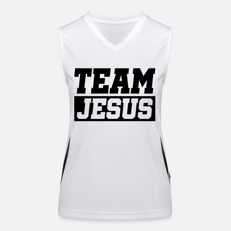 Jesus Team Women's Functional Contrast Tank Top