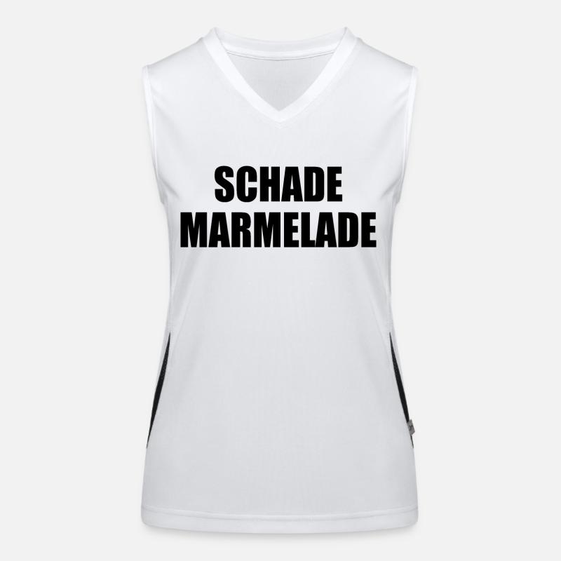 Schade Marmelade Funktionelles Kontrast-Tank Top für Frauen