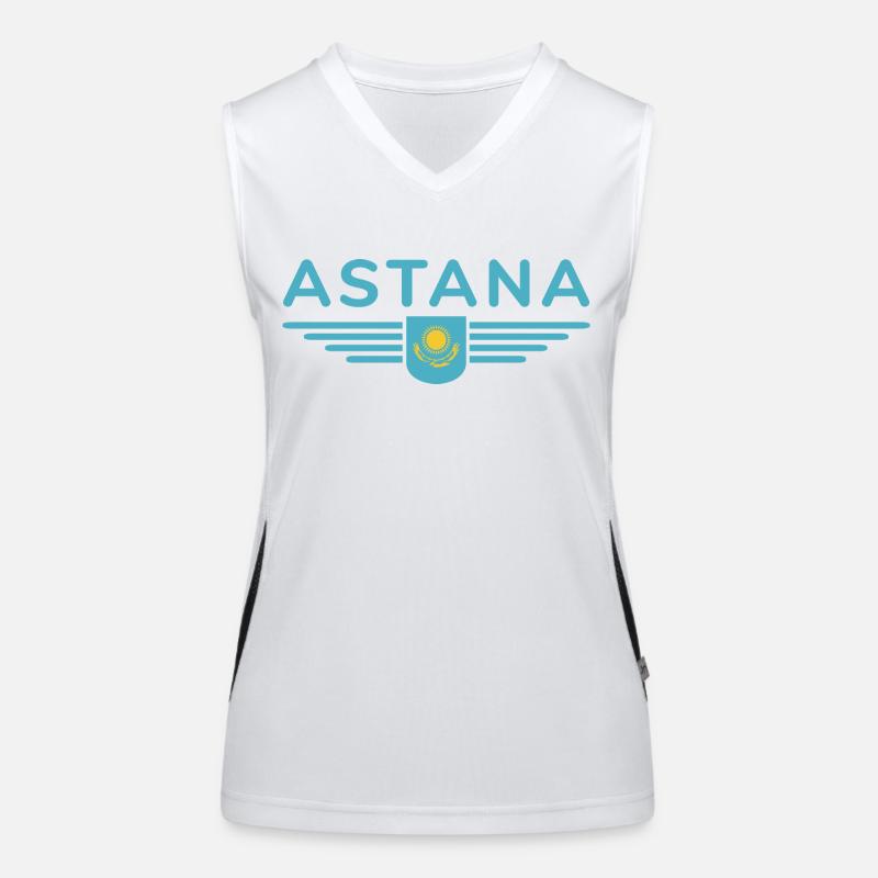 Astana Design – Moderne und Tradition Funktionelles Kontrast-Tank Top für Frauen