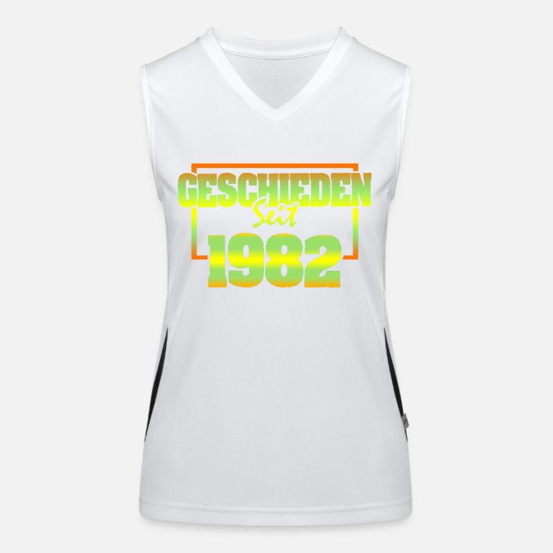 Ehemann 1982 Funktionelles Kontrast-Tank Top für Frauen