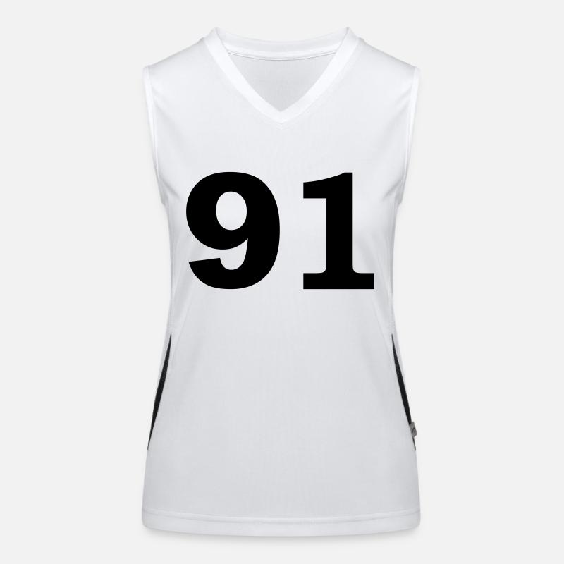 Number - 91 – Ninety One Women's Functional Contrast Tank Top