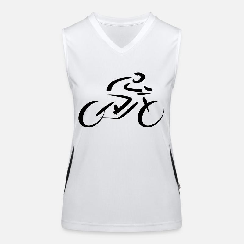 cyclisme Débardeur respirant contrasté Femme