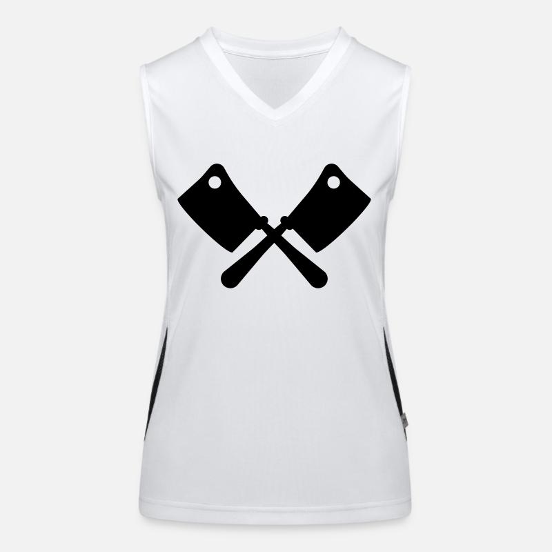 Butcher Knifes Funktionelles Kontrast-Tank Top für Frauen