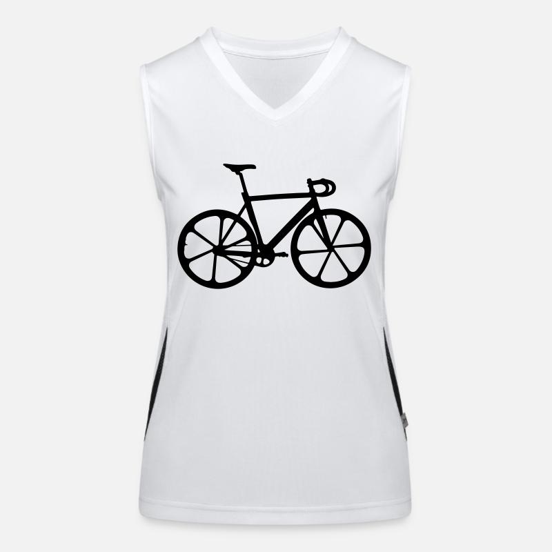 Bicycle fixi singlespeed Women's Functional Contrast Tank Top